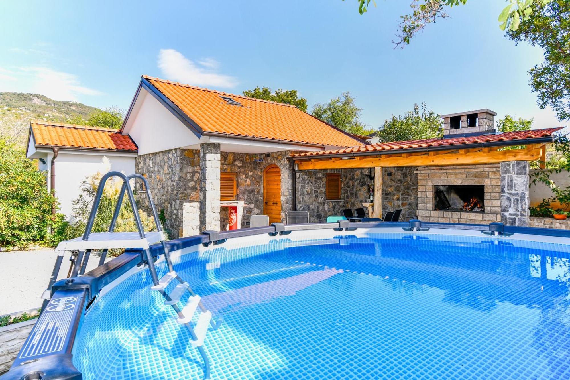 Apartman Lavanda Sa Bazenom I Okucnicom 4* Hreljin Екстер'єр фото
